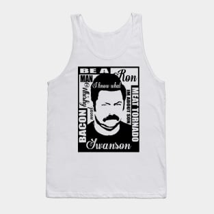 Ron Swanson parks and rec Tank Top